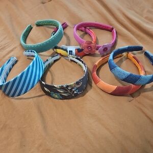 7 Colorful Kids Headband Set
